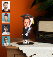 Kişiye Özel Mezuniyet Temalı Karikatür Biblo